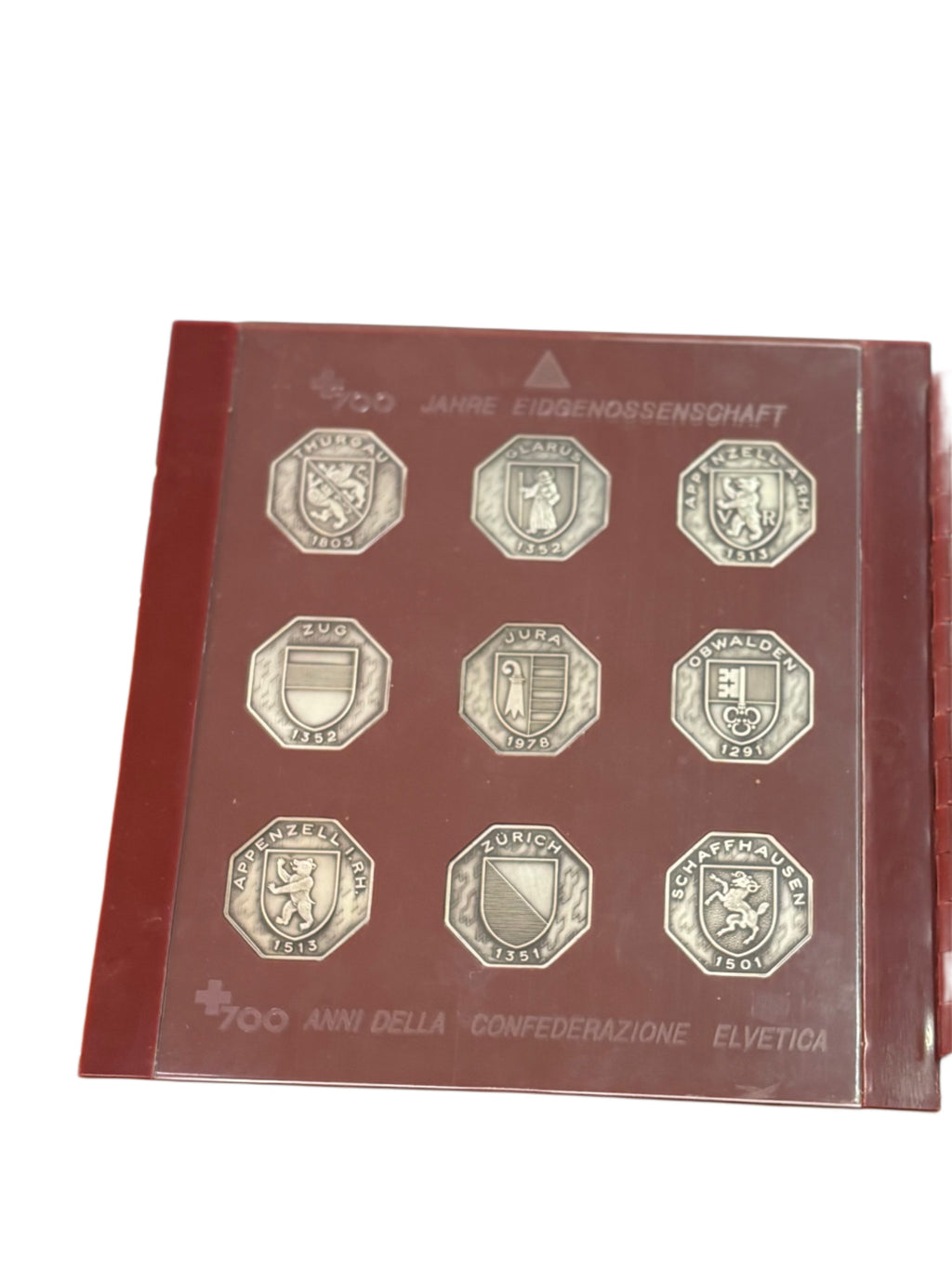 Collection 700 years  anniversary Swiss Confederation - 27 medals Silver 999