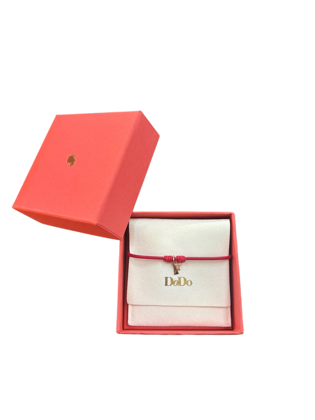 DODO INITIALS SIGN PENDANT IN ROSE GOLD 9KT 1.36GR