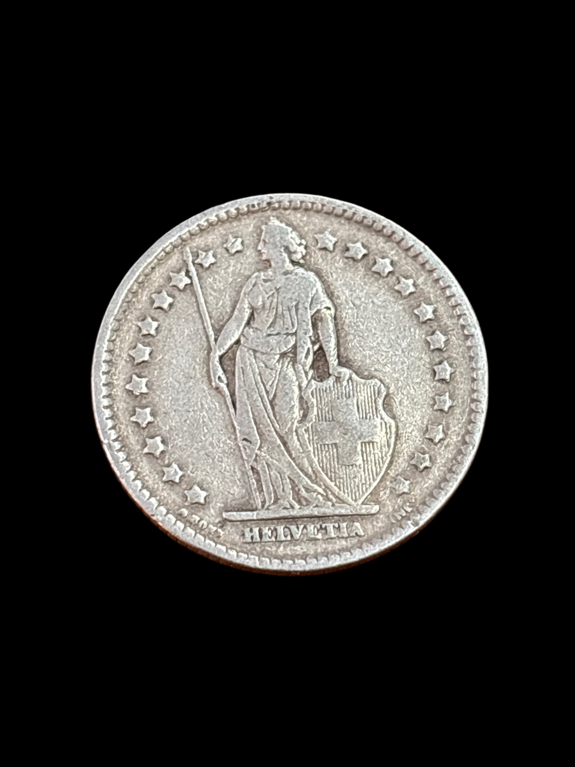 1 Fr. SILVER COIN 1920 - SWITZERLAND