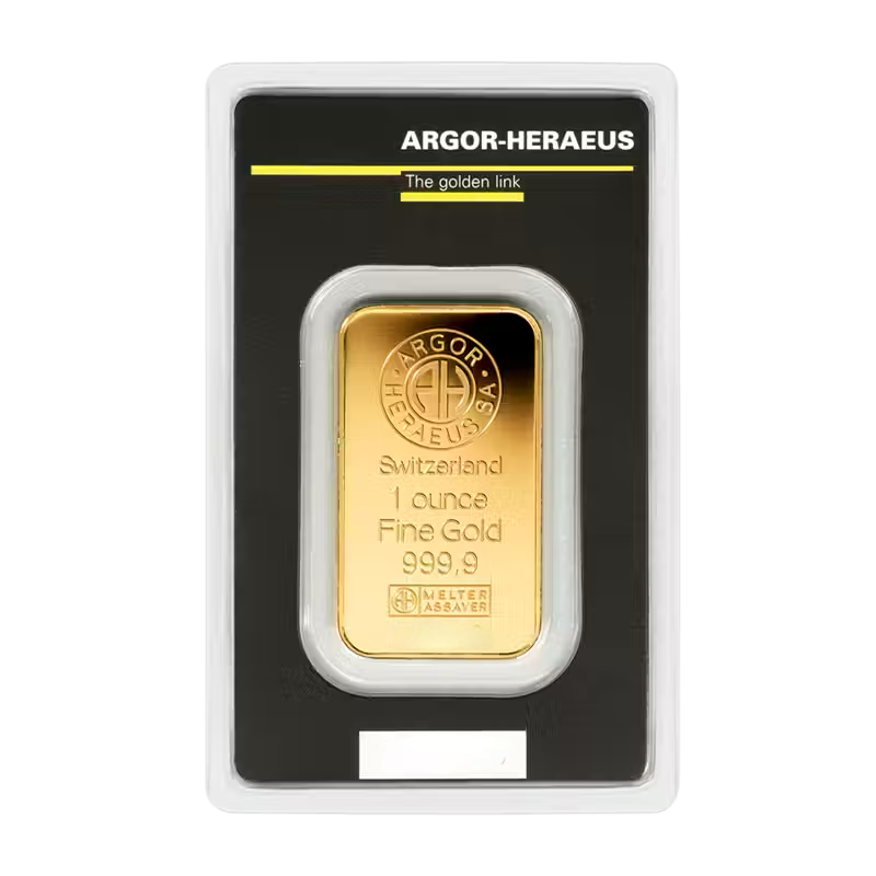 1 Oz Argor Heraus pure gold